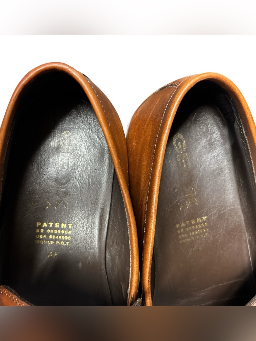GeoX Monet Leather Slip On Loafers/Dress Shoes, Brown, Men’s Size US 11, EU 44 - Picture 6 of 9